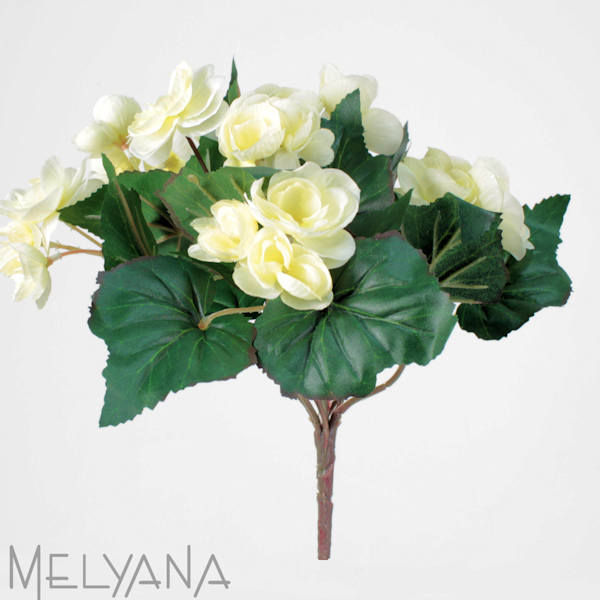 Begonia Bush - Melyana - Buquês Flores Artificiais - Atacado