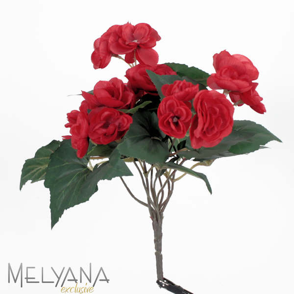 Begonia Bush - Melyana - Buquês Flores Artificiais - Atacado